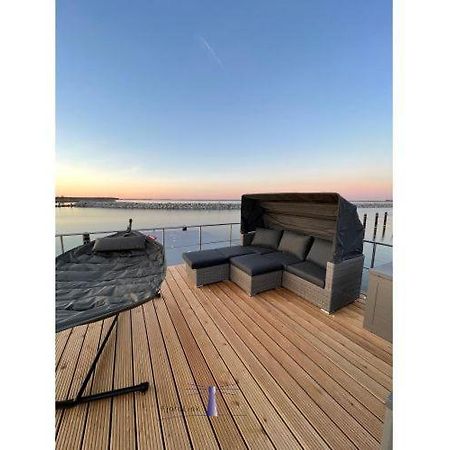 Hausboot Fjord Haven Mit Biosauna In Barth Exteriér fotografie