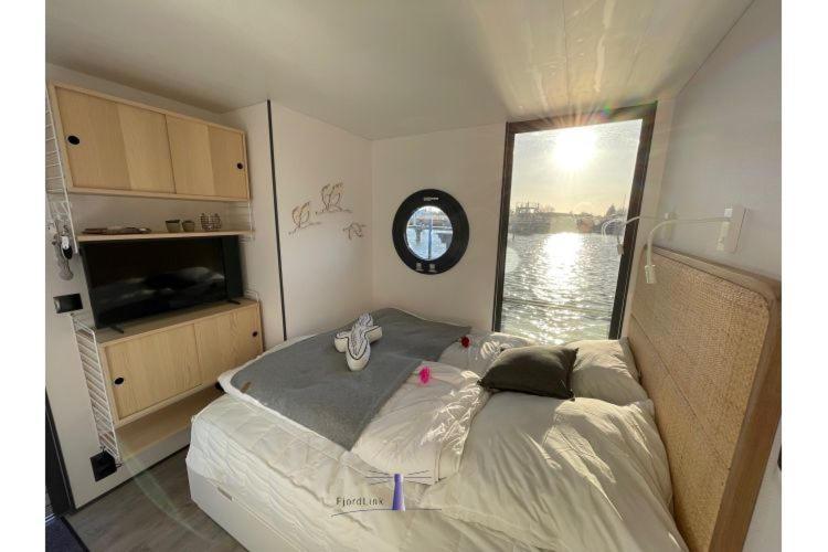 Hausboot Fjord Haven Mit Biosauna In Barth Exteriér fotografie
