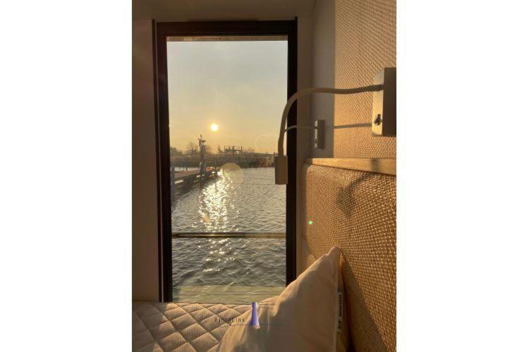 Hausboot Fjord Haven Mit Biosauna In Barth Exteriér fotografie